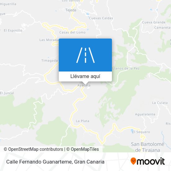Mapa Calle Fernando Guanarteme