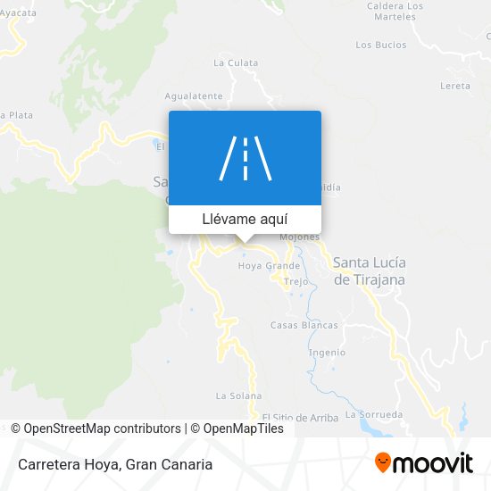 Mapa Carretera Hoya