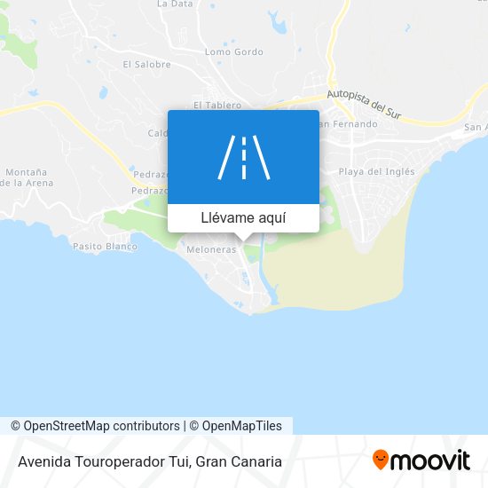 Mapa Avenida Touroperador Tui