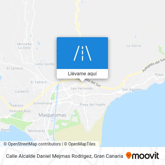 Mapa Calle Alcalde Daniel Mejmas Rodrigez