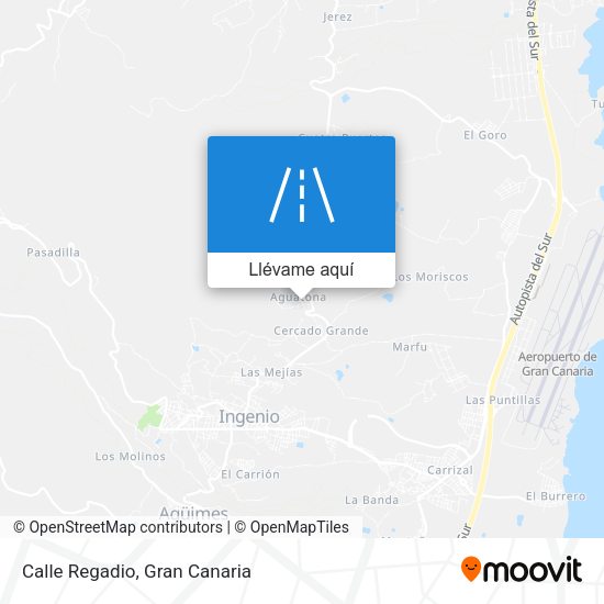 Mapa Calle Regadio