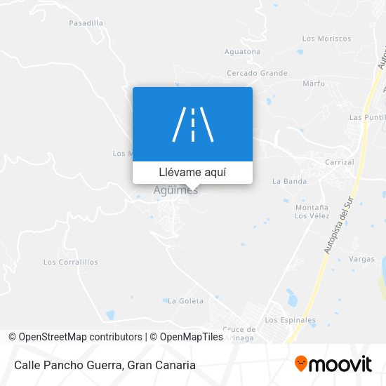Mapa Calle Pancho Guerra
