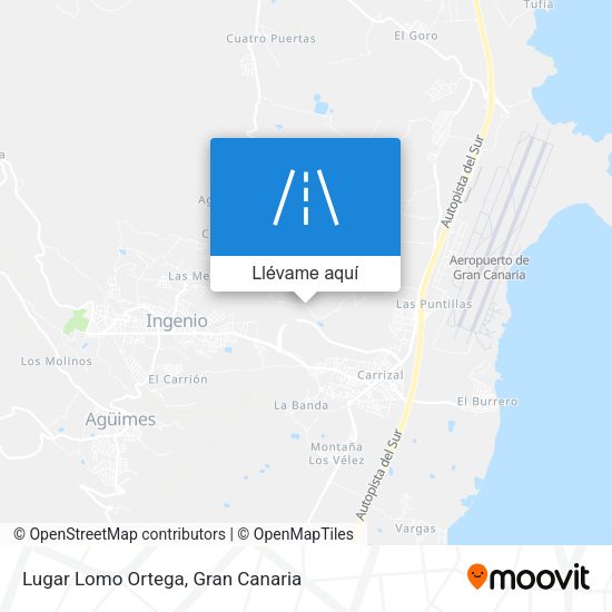 Mapa Lugar Lomo Ortega