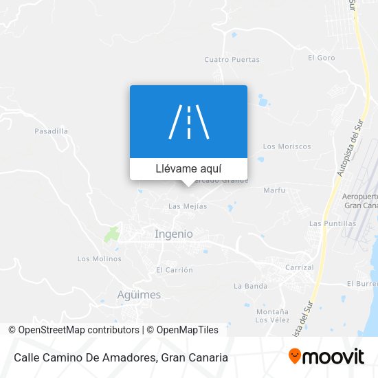 Mapa Calle Camino De Amadores