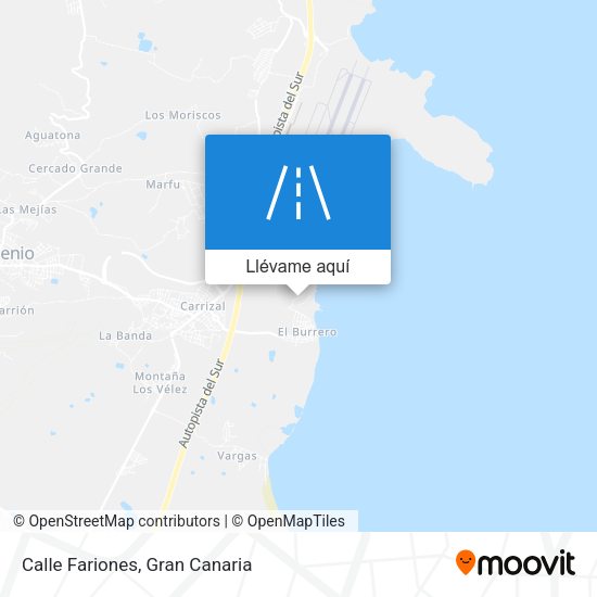 Mapa Calle Fariones