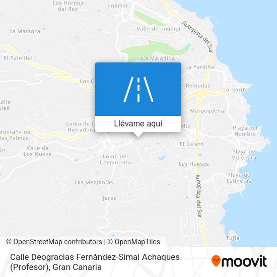 Mapa Calle Deogracias Fernández-Simal Achaques (Profesor)