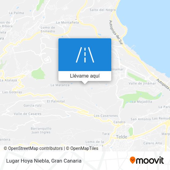 Mapa Lugar Hoya Niebla