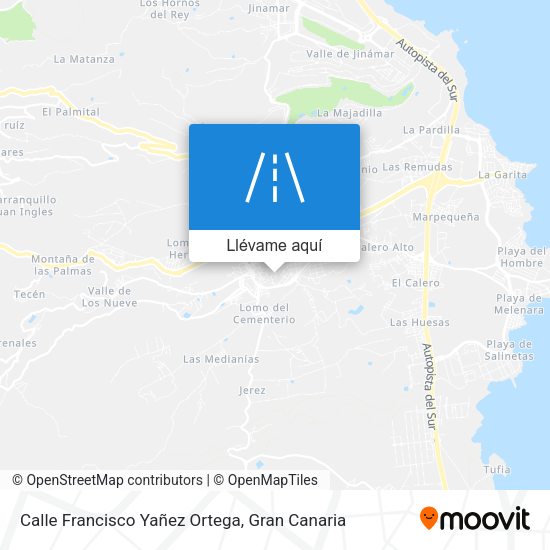 Mapa Calle Francisco Yañez Ortega