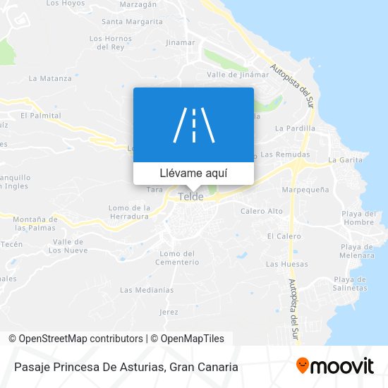Mapa Pasaje Princesa De Asturias