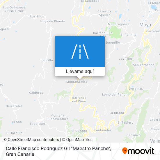 Mapa Calle Francisco Rodríguez Gil "Maestro Pancho"