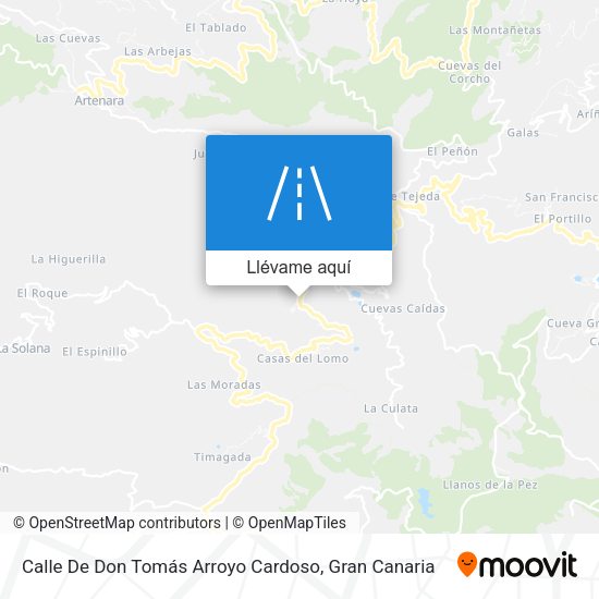 Mapa Calle De Don Tomás Arroyo Cardoso