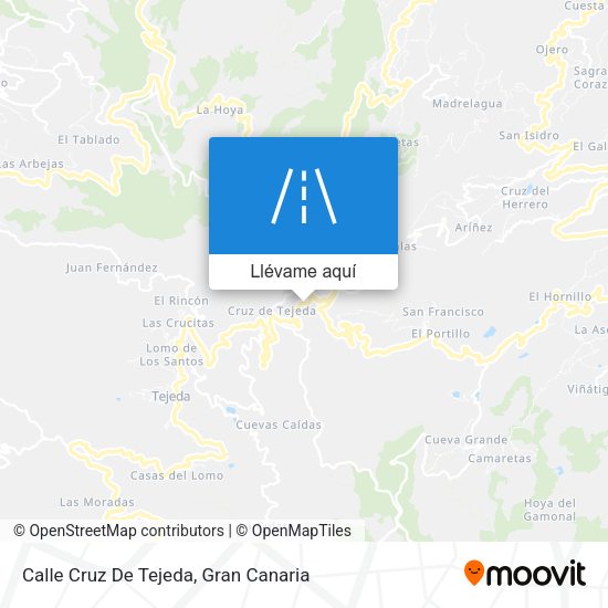 Mapa Calle Cruz De Tejeda