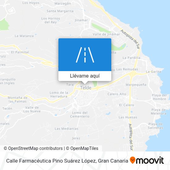 Mapa Calle Farmacéutica Pino Suárez López