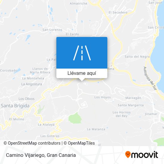 Mapa Camino Vijariego