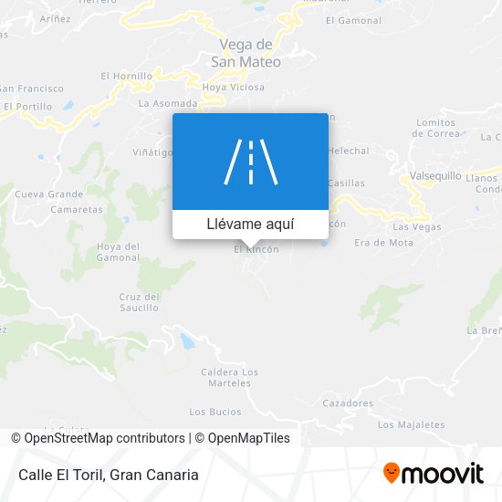 Mapa Calle El Toril