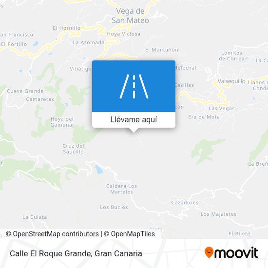 Mapa Calle El Roque Grande