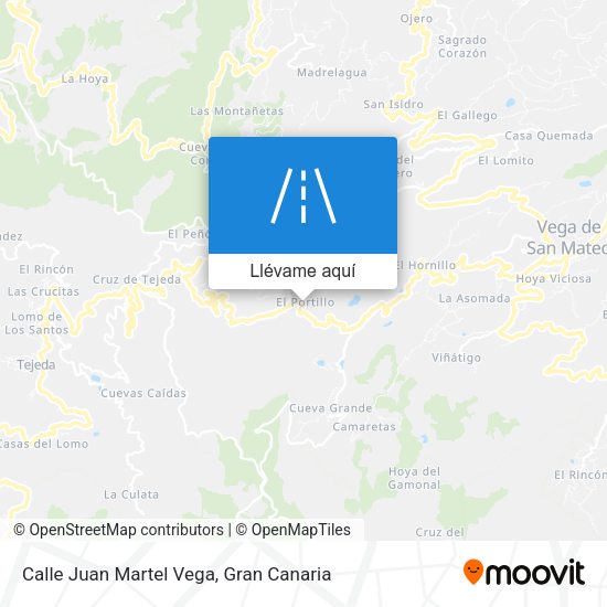 Mapa Calle Juan Martel Vega