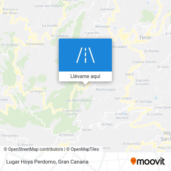 Mapa Lugar Hoya Perdomo
