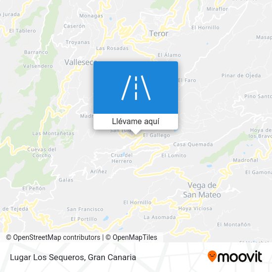 Mapa Lugar Los Sequeros
