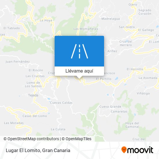 Mapa Lugar El Lomito