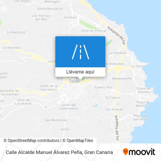 Mapa Calle Alcalde Manuel Álvarez Peña