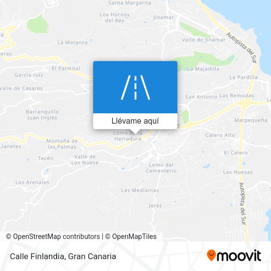 Mapa Calle Finlandia