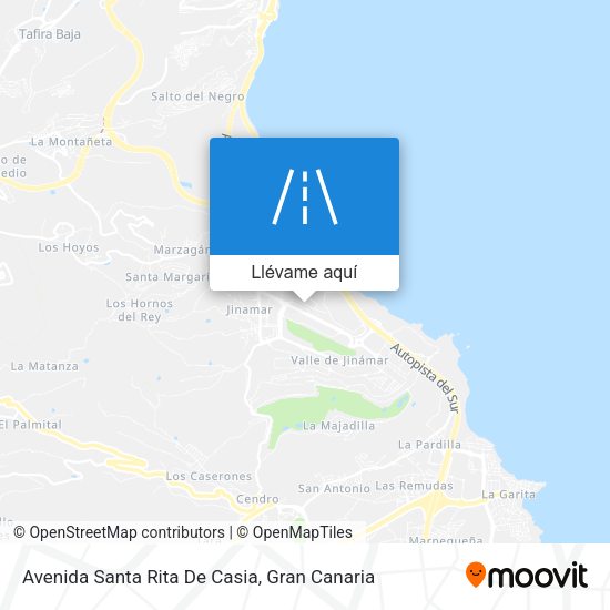 Mapa Avenida Santa Rita De Casia