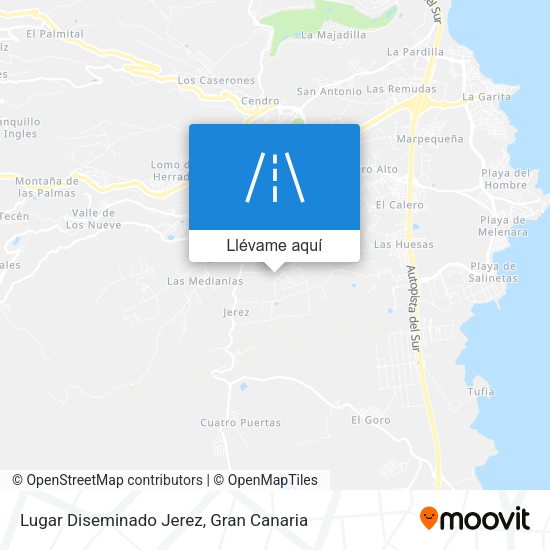 Mapa Lugar Diseminado Jerez
