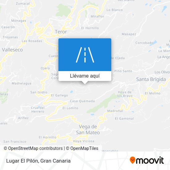 Mapa Lugar El Pilón