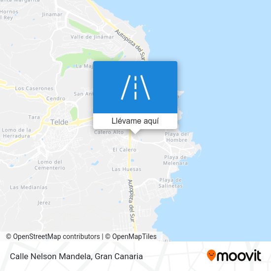 Mapa Calle Nelson Mandela