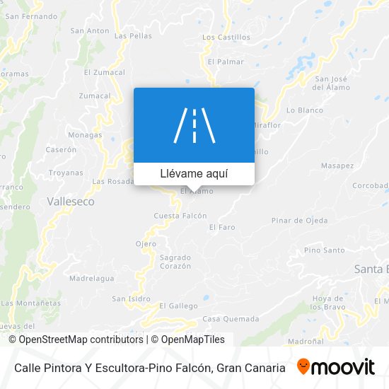 Mapa Calle Pintora Y Escultora-Pino Falcón