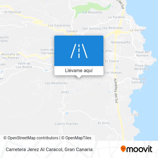 Mapa Carretera Jerez Al Caracol