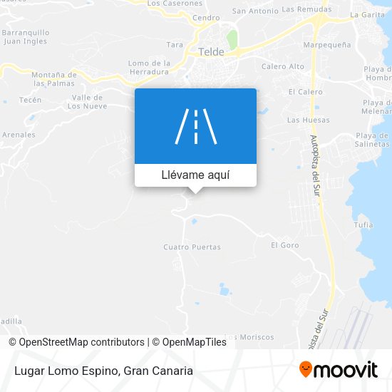 Mapa Lugar Lomo Espino