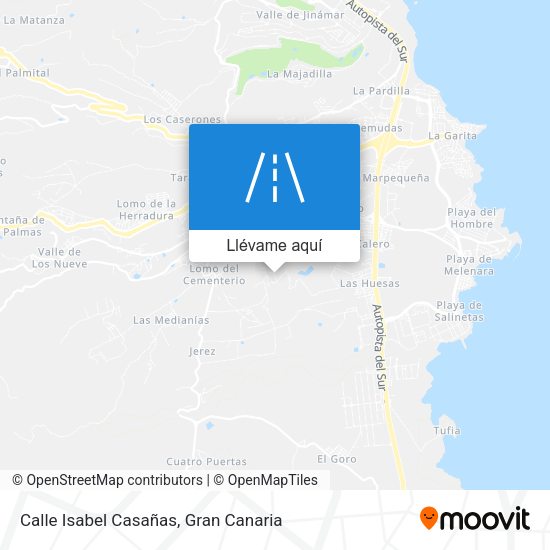 Mapa Calle Isabel Casañas