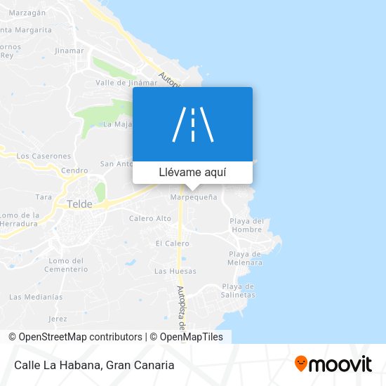 Mapa Calle La Habana