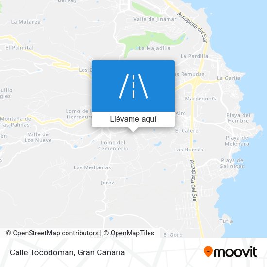 Mapa Calle Tocodoman