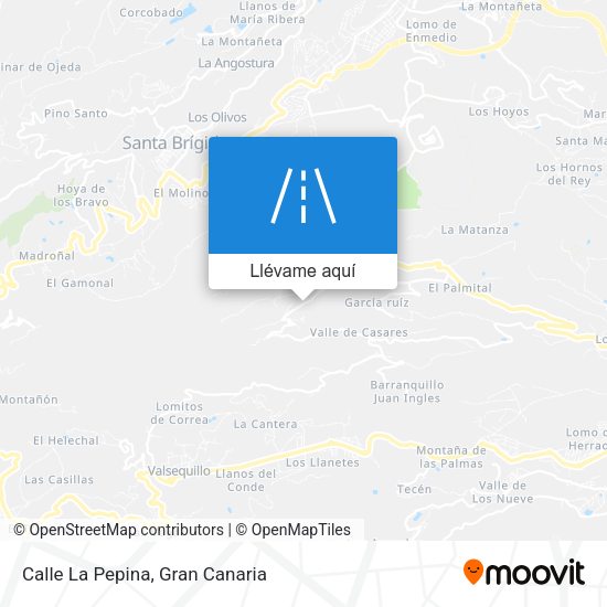 Mapa Calle La Pepina