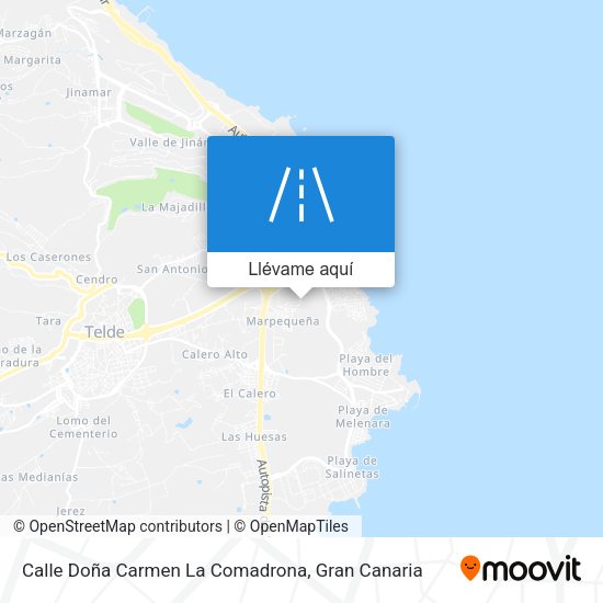 Mapa Calle Doña Carmen La Comadrona