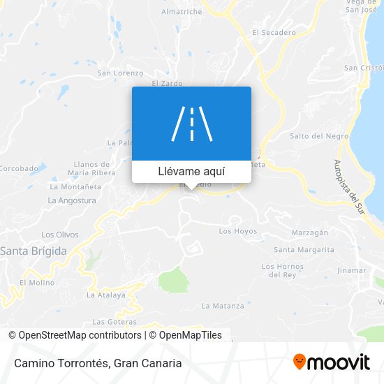 Mapa Camino Torrontés