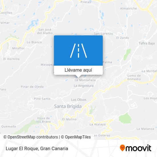 Mapa Lugar El Roque