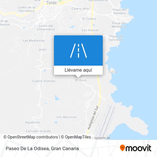 Mapa Paseo De La Odisea