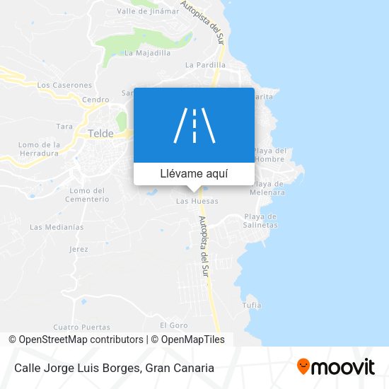 Mapa Calle Jorge Luis Borges