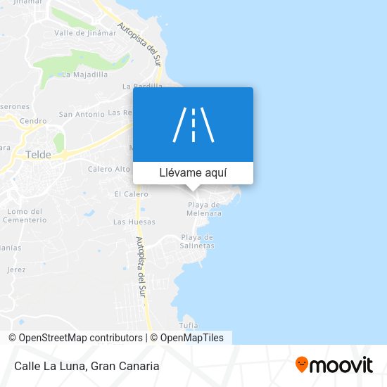 Mapa Calle La Luna