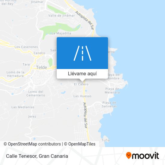 Mapa Calle Tenesor