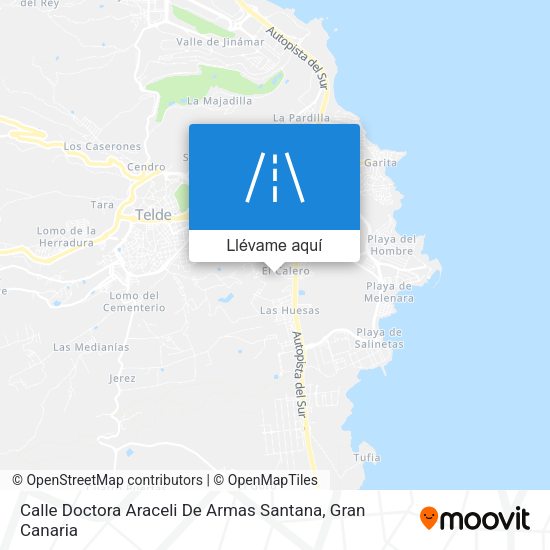 Mapa Calle Doctora Araceli De Armas Santana