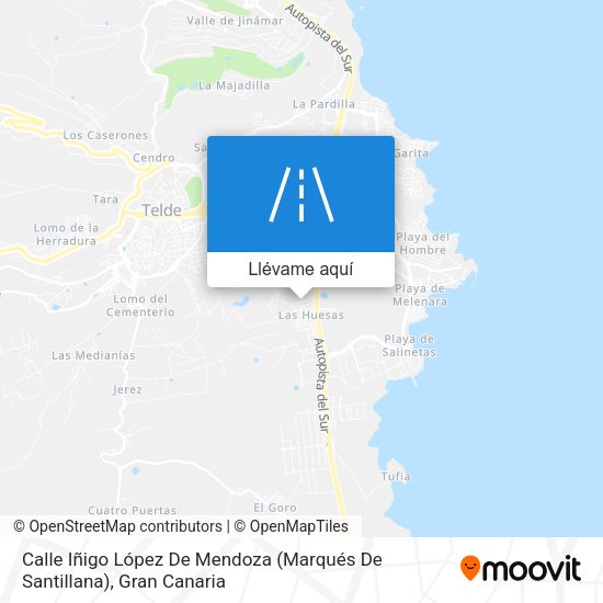 Mapa Calle Iñigo López De Mendoza (Marqués De Santillana)