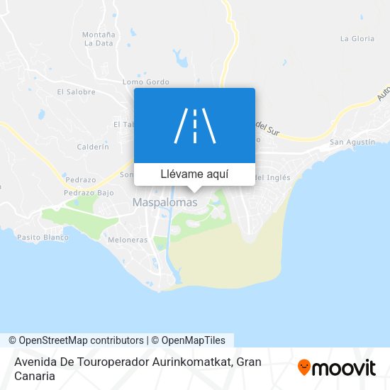 Mapa Avenida De Touroperador Aurinkomatkat
