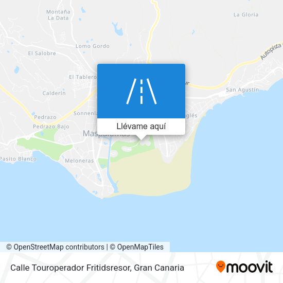 Mapa Calle Touroperador Fritidsresor