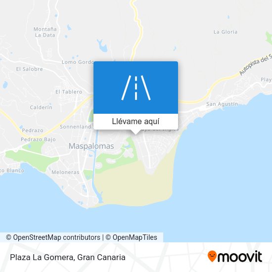 Mapa Plaza La Gomera
