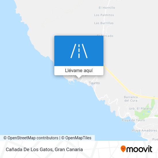 Mapa Cañada De Los Gatos